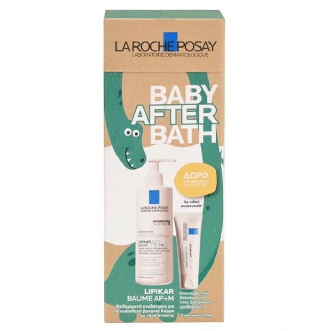 La Roche Posay Set Baby After Bath Lipikar Baume AP+M 400ml + Δώρο Cicaplast Baume B5 15ml
