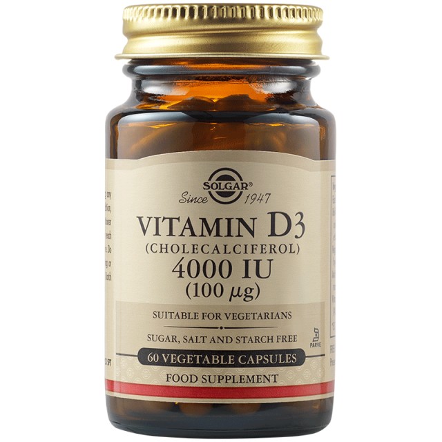 Solgar Vitamin D3 4000iu 60caps