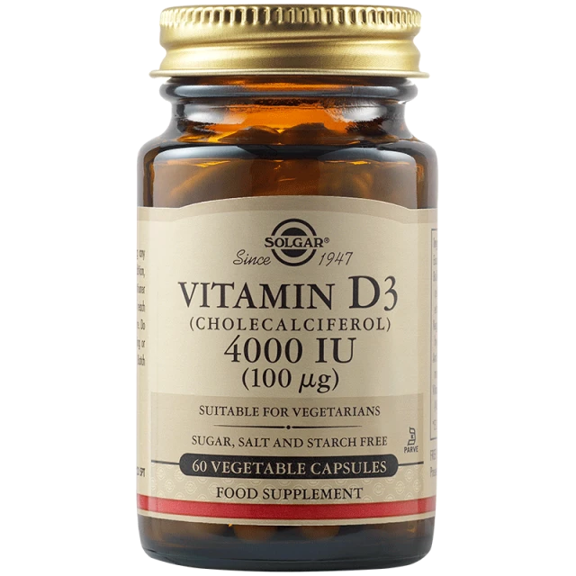 Solgar Vitamin D3 4000iu 60caps
