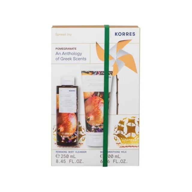 Korres Αφρόλουτρο Ρόδι 250ml + Γαλάκτωμα Σώματος 200ml Set