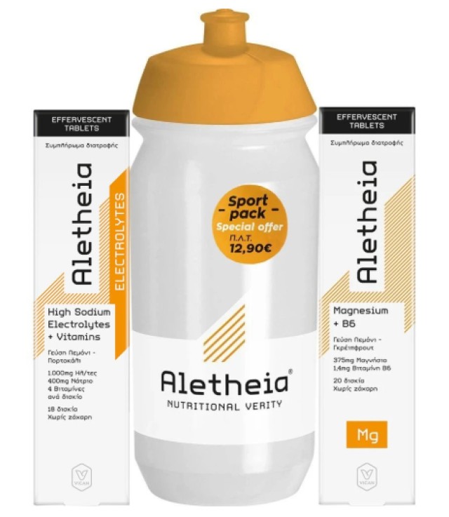 Aletheia Electrolytes +Vitamins  20 Αναβράζοντα Δισκία & Magnesium Αναβράζοντα Δισκία Sport Promo Pack