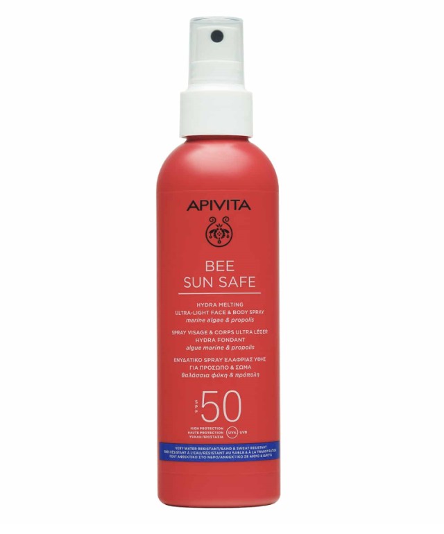 Apivita Bee Sun Safe Ενυδατικό Spray Ελαφριάς Υφής Πρόσωπο & Σώμα SPF50 200ml