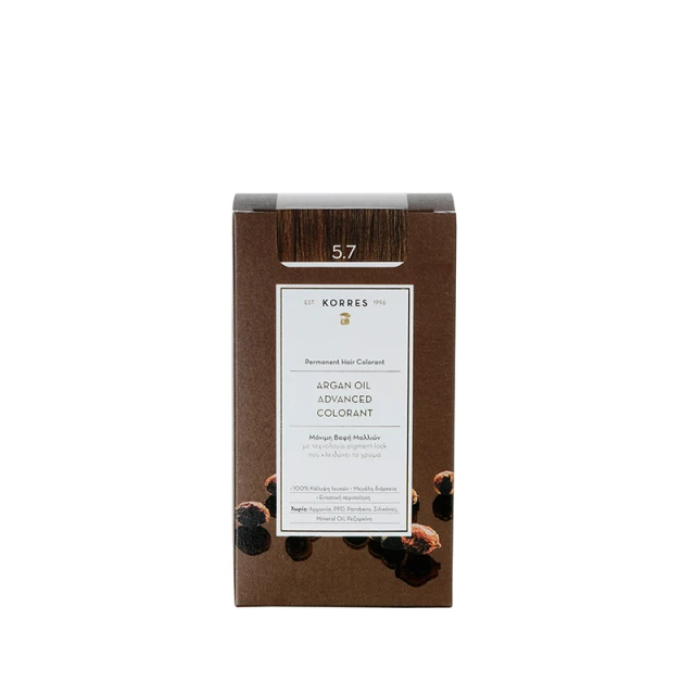 Korres Argan Oil Advanced Colorant 5.7 Σοκολατί 50ml