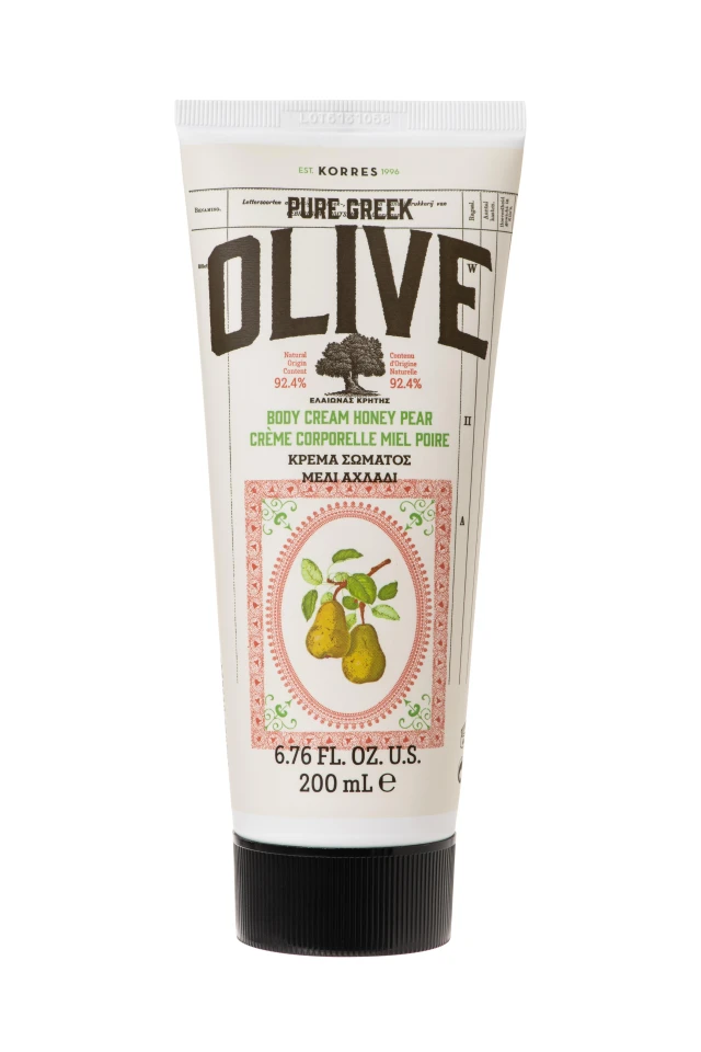 Korres Pure Greek Olive Κρέμα Σώματος με Μέλι και Αχλάδι 200ml