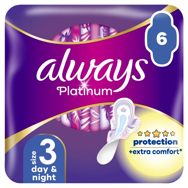 Always Platinum Night Σερβιέτες Νο3 6τμχ