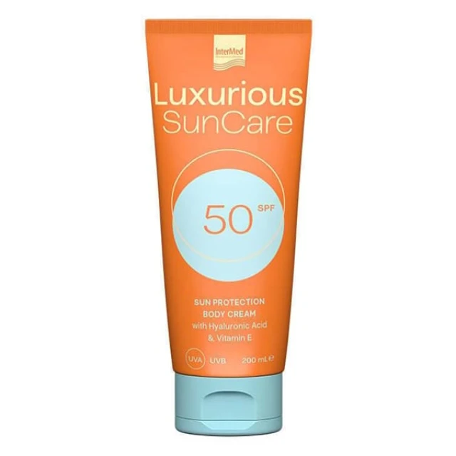 Luxurious Sun Care Body Sunscreen Cream SPF50 200ml