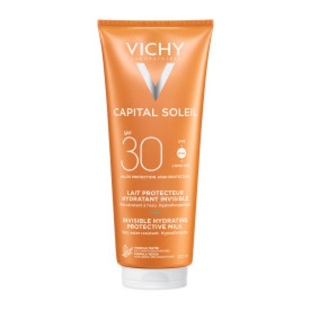 Vichy Capital Soleil Protective Milk SPF30 Αντηλιακό Ενυδατικό Γαλάκτωμα 300ml