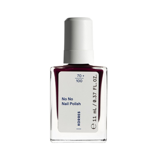 Korres No No Nail Polish 59 Burgundy Red 11ml