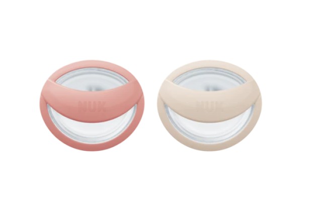 NUK Perfect Match Πιπίλα Σιλικόνης 0-6m Μπεζ-Ροζ