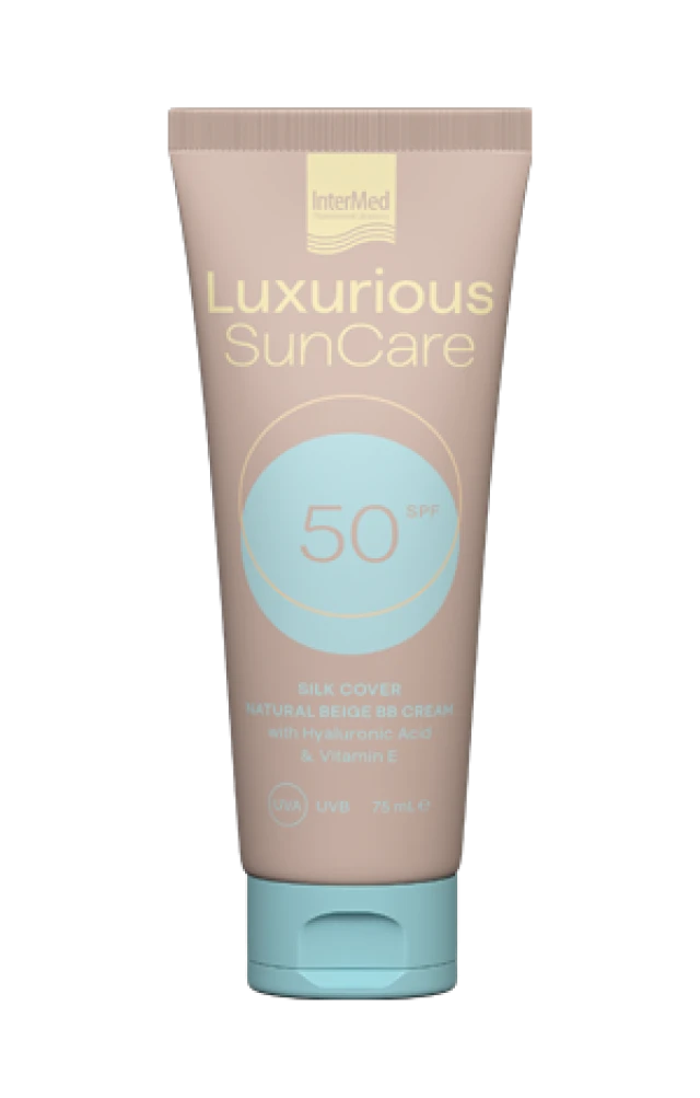 Luxurious Sun Care Silk Cover BB Cream With Hyaluronic Acid SPF50 75ml