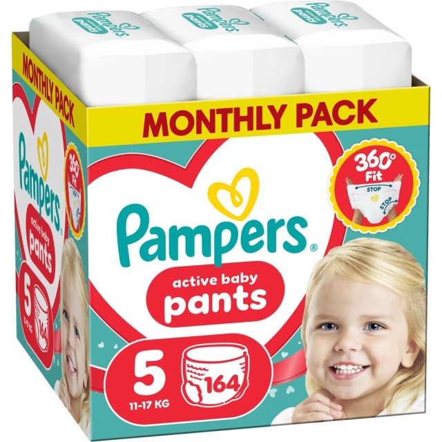 Pampers Pants No5 11-17kg Monthly Pack 164τμχ