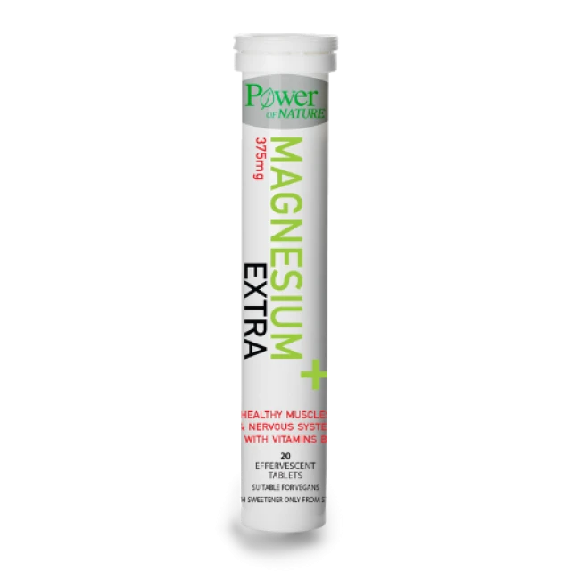 Power Health Magnesium Extra 375mg 20 Αναβράζοντα Δισκία