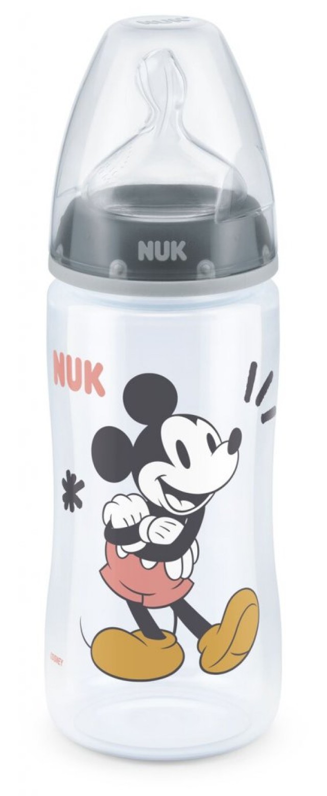 NUK First Choice Μπιμπερό Πλαστικό Mickey 300ml 6-18m