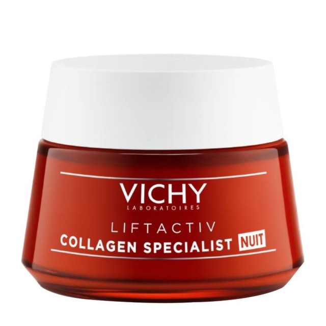 Vichy Liftactiv Collagen Specialist Αντιγηραντική Κρέμα Προσώπου Νύχτας 50ml