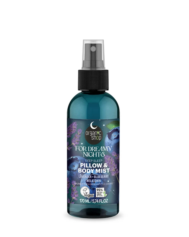 Natura Siberica Organic Shop For Dreamy Nights Deep Sleep Pillow & Body Mist 170ml