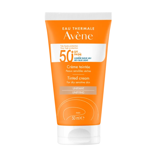 Avene Soins Solaire Αντηλιακή Κρέμα Προσώπου SPF50+ με Χρώμα για το Ξηρό και Πολύ Ξηρό Δέρμα 50ml