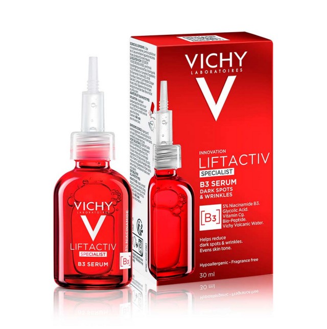 Vichy Liftactiv Specialist B3 Serum Ορός Προσώπου για Κηλίδες,Δυσχρωμίες,Πανάδες με Νιασιναμίδη 30ml