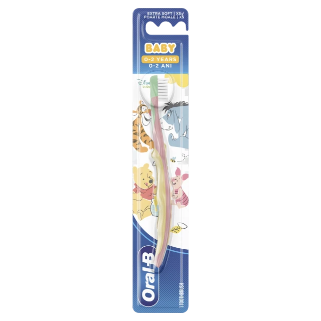 Oral-B Baby Οδοντόβουρτσα 0-2 Ετών Ροζ