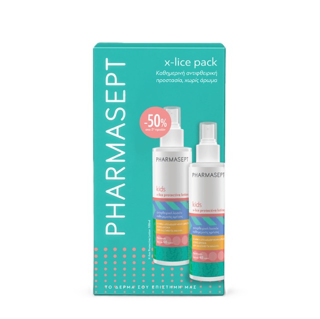 Pharmasept X-Lice Protective Lotion 2x100ml -50% στο 2ο Προϊόν