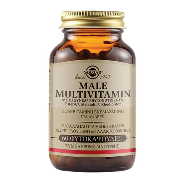 Solgar Male Multiple Πολυβιταμίνες για Άνδρες 60tabs