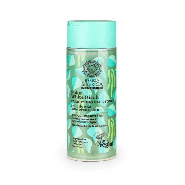 Natura Siberica Polar White Birch Clarifying Face Toner Τονωτική Λοσιόν Εξισορρόπησης, για Λιπαρή και Ακνεϊκή Επιδερμίδα 200ml