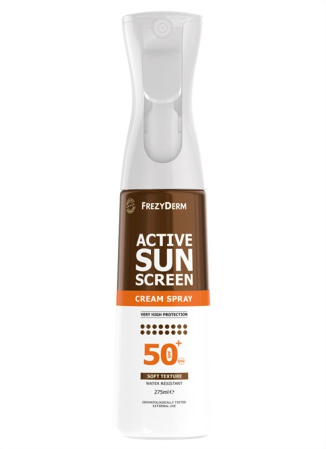 Frezyderm Active Sunscreen Spray Aντηλιακό Γαλάκτωμα SPF50 275ml