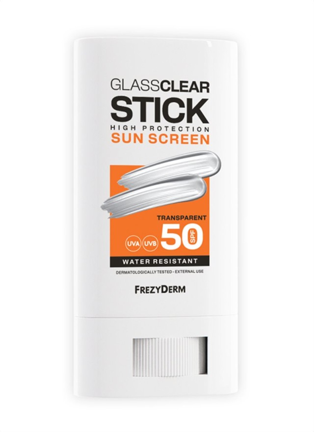 Frezyderm Sunscreen Glassclear Stick SPF50 Αντηλιακό Stick Ανάλαφρης Αίσθησης 20ml