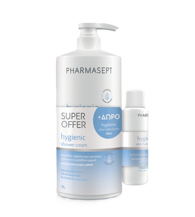 Pharmasept Hygienic Shower Cream 1L Promo Pack