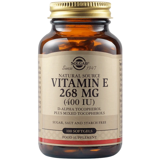 Solgar Vitamin E 400iu 100softgels