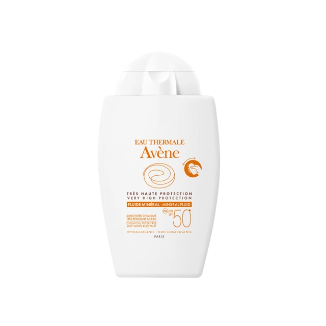 Avene Minéral Λεπτόρρευστη Αντηλιακή Κρέμα Προσώπου SPF50+ για Μη Ανεκτικό Δέρμα 40ml