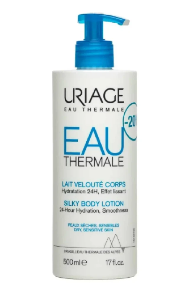 Uriage Eau Thermale Silky Body Lotion 500ml -20%