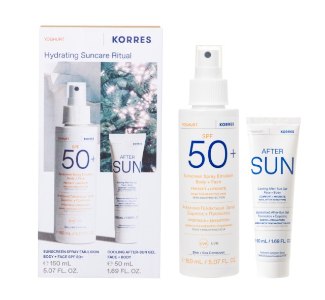 Korres Yoghurt Sunscreen Face&Body SPF50+ 150ml Promo Pack