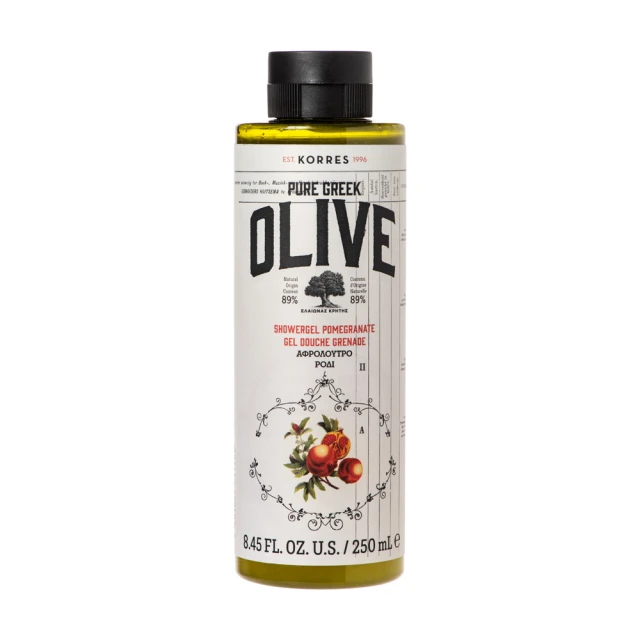 Korres Pure Greek Olive Αφρόλουτρο Ρόδι 250ml