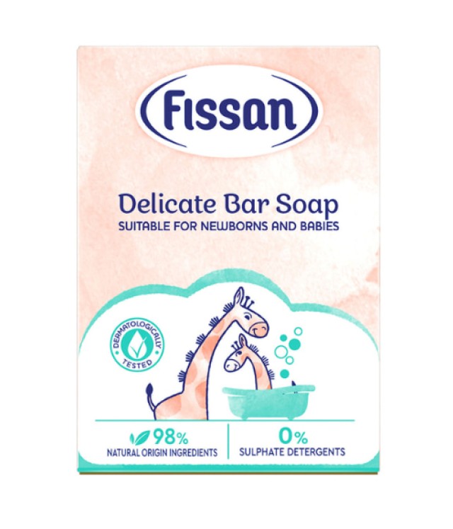 Fissan Delicate Bar Soap Βρεφικό Σαπούνι 90g