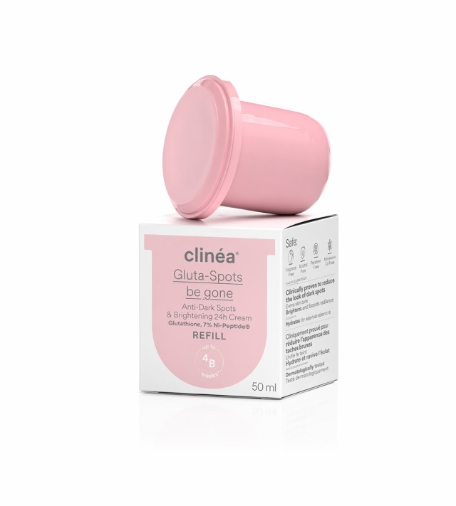 Clinea Gluta-Spots Be Gone Face Cream Anti-Dark Sport & Brightening 24h Refill 50ml