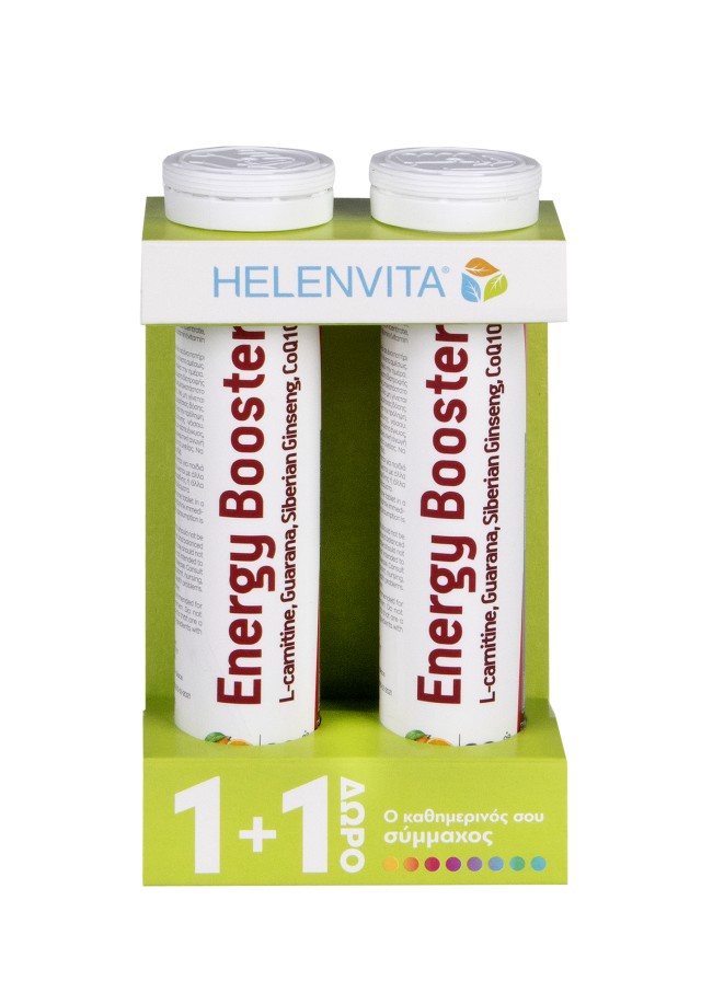 Helenvita Energy Booster 20tabs Αναβράζουσες 1+1