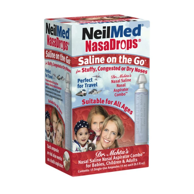 NeilMed NasaDrops 15ml 15 Αμπούλες