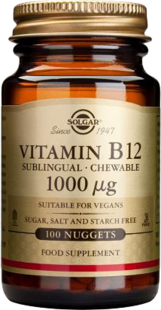 Solgar Vitamin B12 1000mg 100nuggets