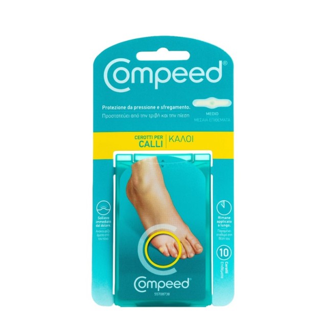 Compeed Μεσαία Επιθέματα για Κάλους 10τεμ