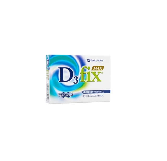 Unipharma D3 Fix Max 4000iu 60tabs