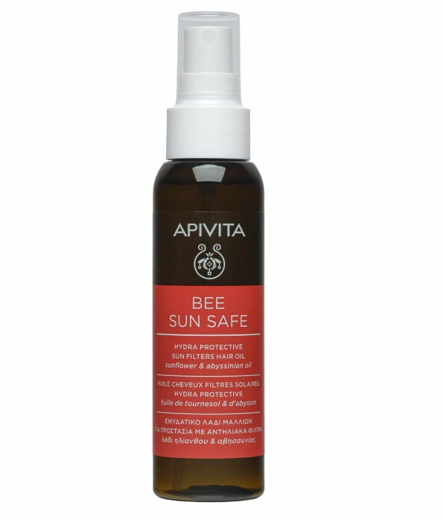 Apivita Bee Sun Safe Ενυδατικό Λάδι Μαλλιών για Προστασία με Αντηλιακά Φίλτρα 100ml
