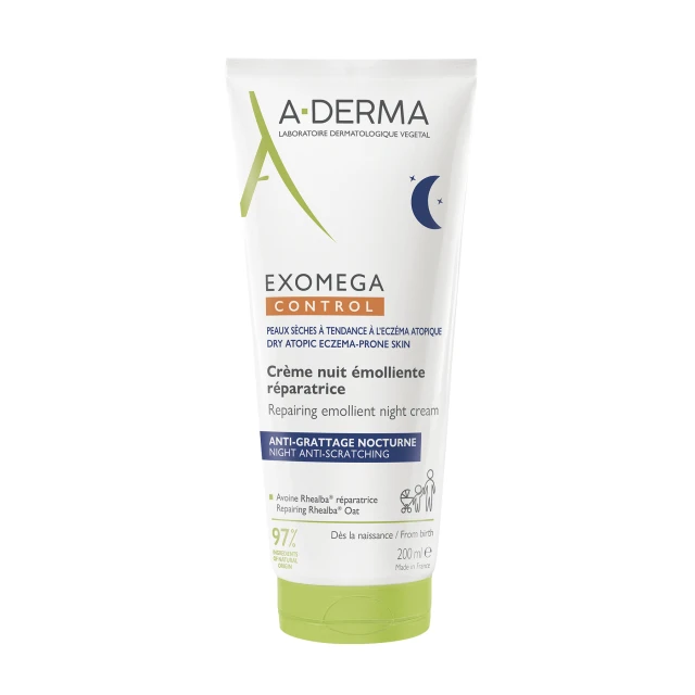 Avene Exomega Control Repairing Emollient Night Cream 200ml
