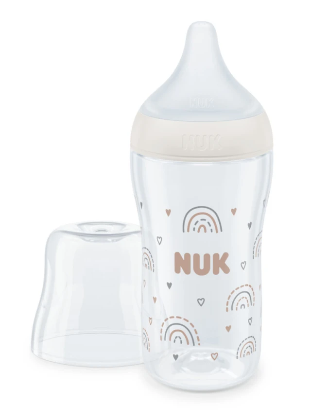 NUK Perfect Match Μπιμπερό 3+ 260ml Ουράνιο Τόξο