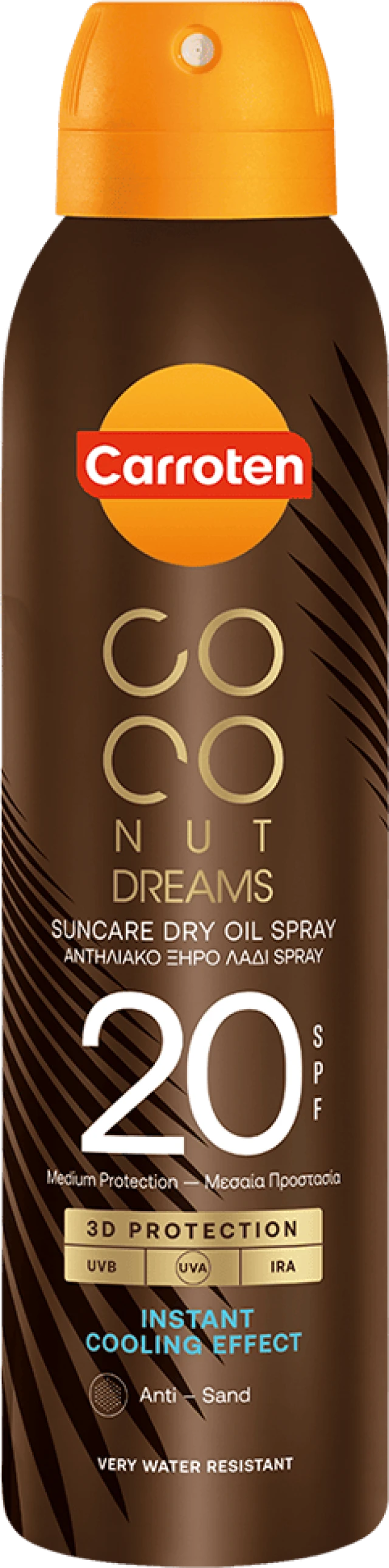 Carroten Coconut Dreams Suncare Dry Oil Spray SPF20 150ml