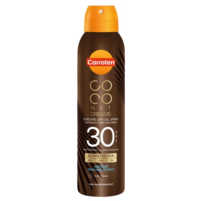 Carroten Coconut Dreams Suncare Dry Oil Spray SPF30 150ml