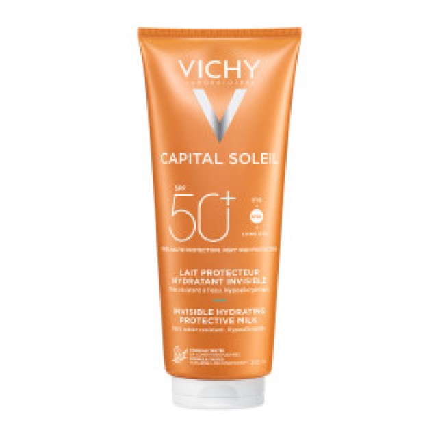Vichy Capital Soleil Protective Milk SPF50+ Αντηλιακό Ενυδατικό Γαλάκτωμα 300ml