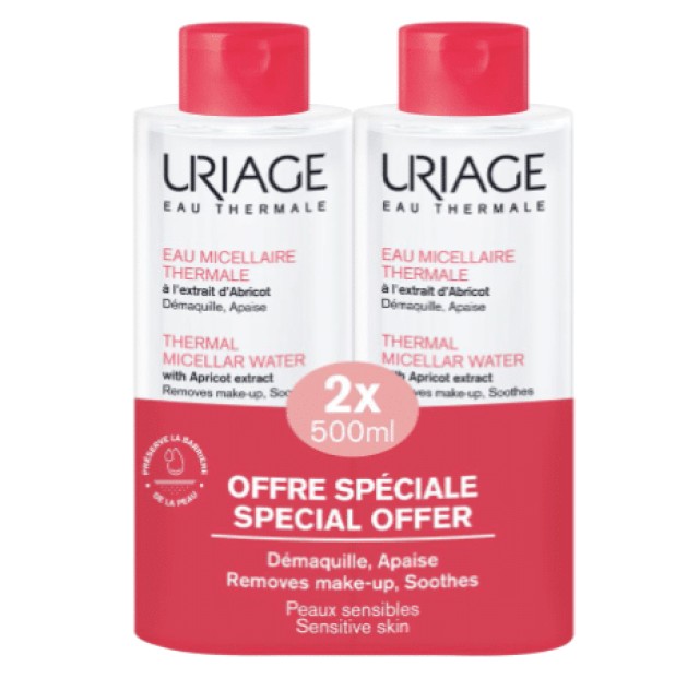 Uriage Eau Thermale Micellar Water Sensitive Skin 2x500ml