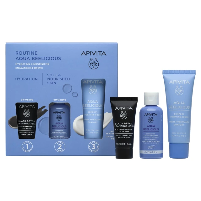 Apivita Aqua Beelicious Comfort Hydrating Rich Cream 40ml Promo Pack