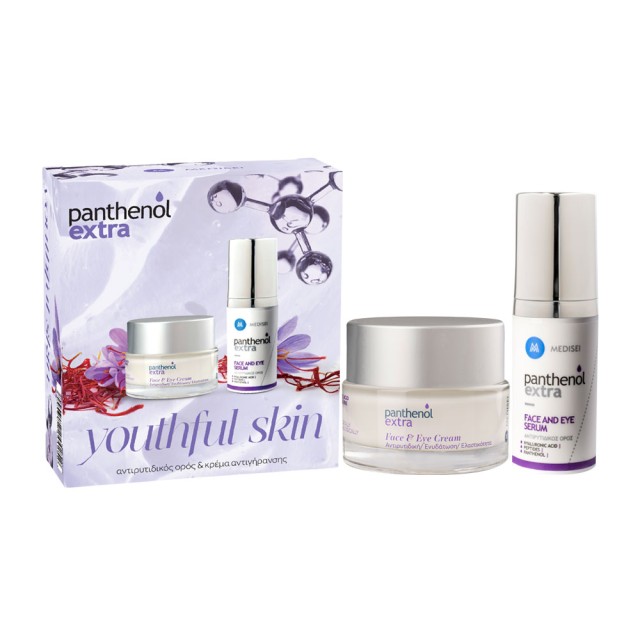 Panthenol Extra Promo Set Youthful Skin Serum&Face&Eye Cream