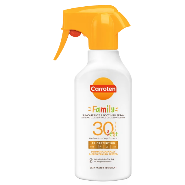 Carroten Family Suncare Face&Body Milk Spray SPF30 270ml